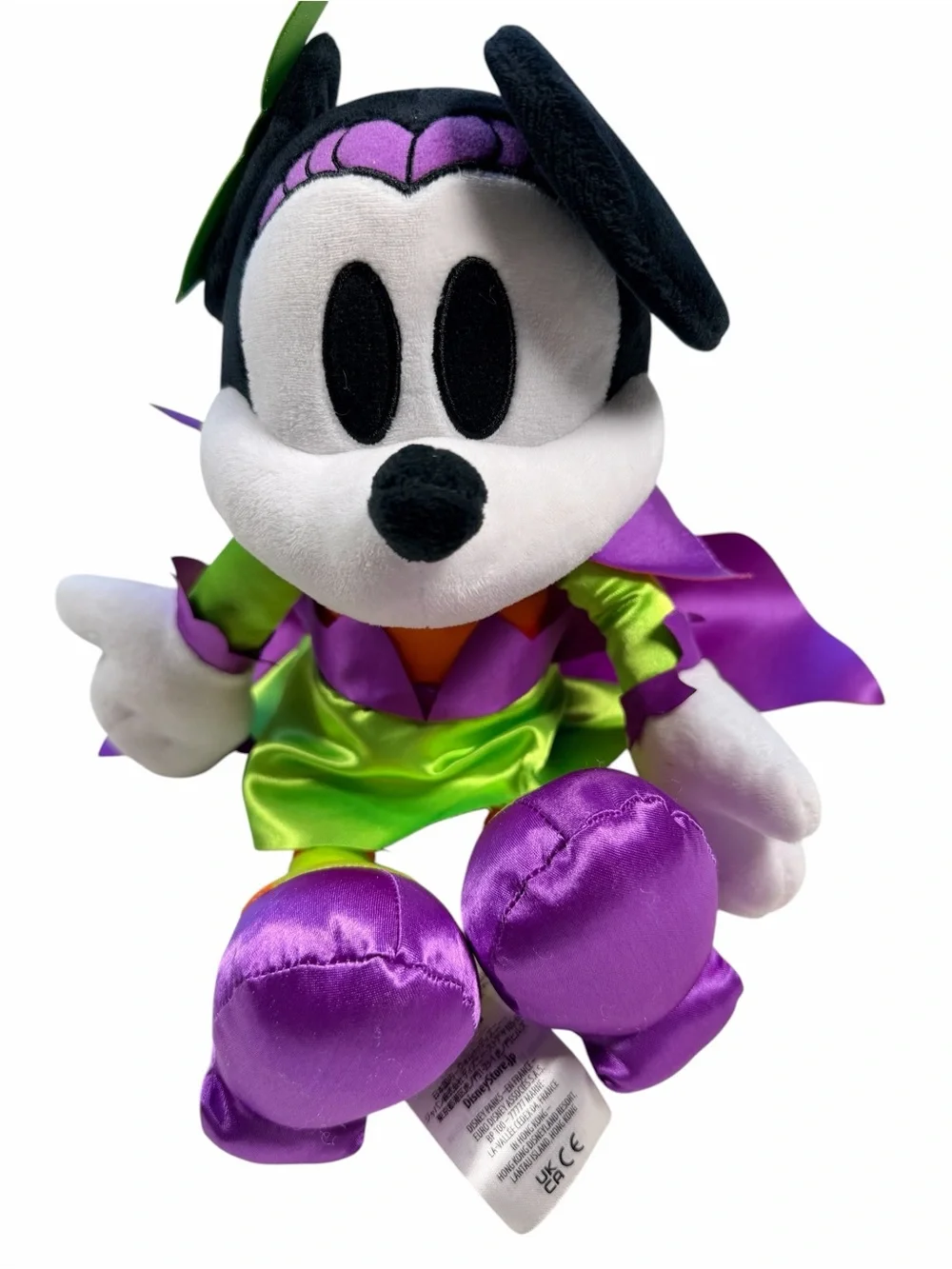 Disney Minnie Mouse Halloween Plush in Purple, Green & Orange